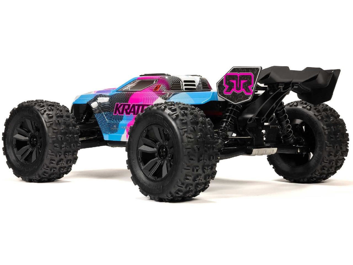 Arrma 1/8 Kraton 6S V6 4X4 Blx Speed Monster Truck Rtr Pink