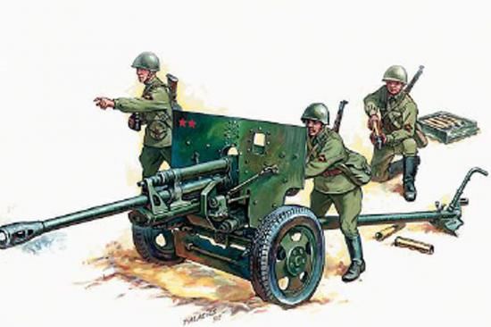 Zvesda Zis-3 Soviet Gun