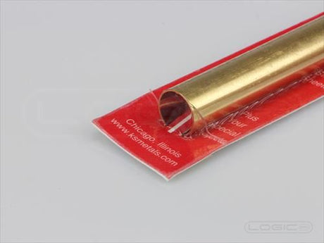 K&S Brass Tube 12.7 x 305mm (1/2 x 12")