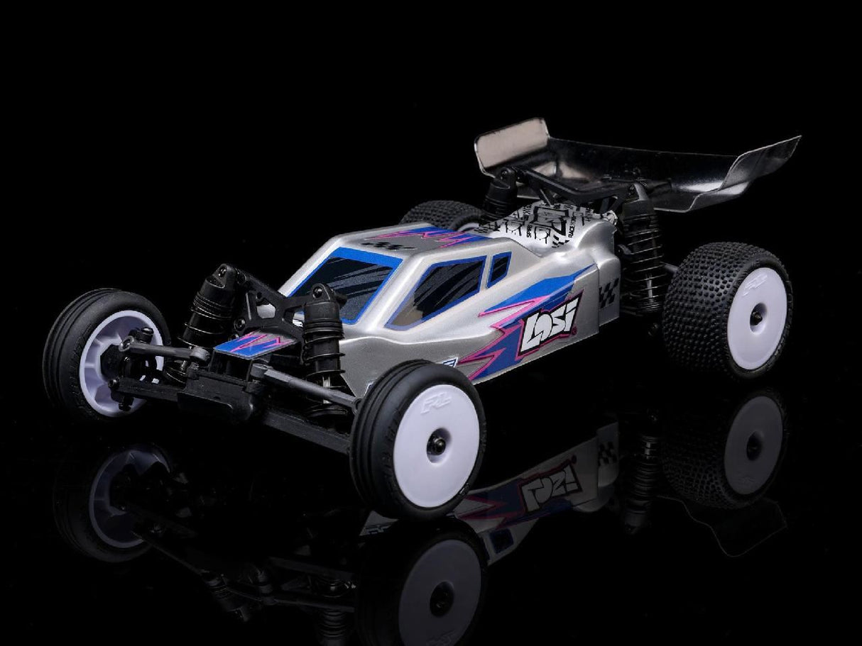 Losi 1/24 Micro-B 2Wd Buggy Rtr Silver