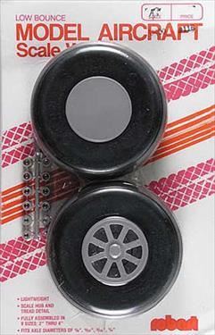 ROBART 118 Scale Wheels 4" St Tread