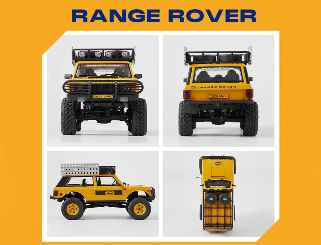 Fms 1/24Th Range Rover First Generation Rtr Yellow