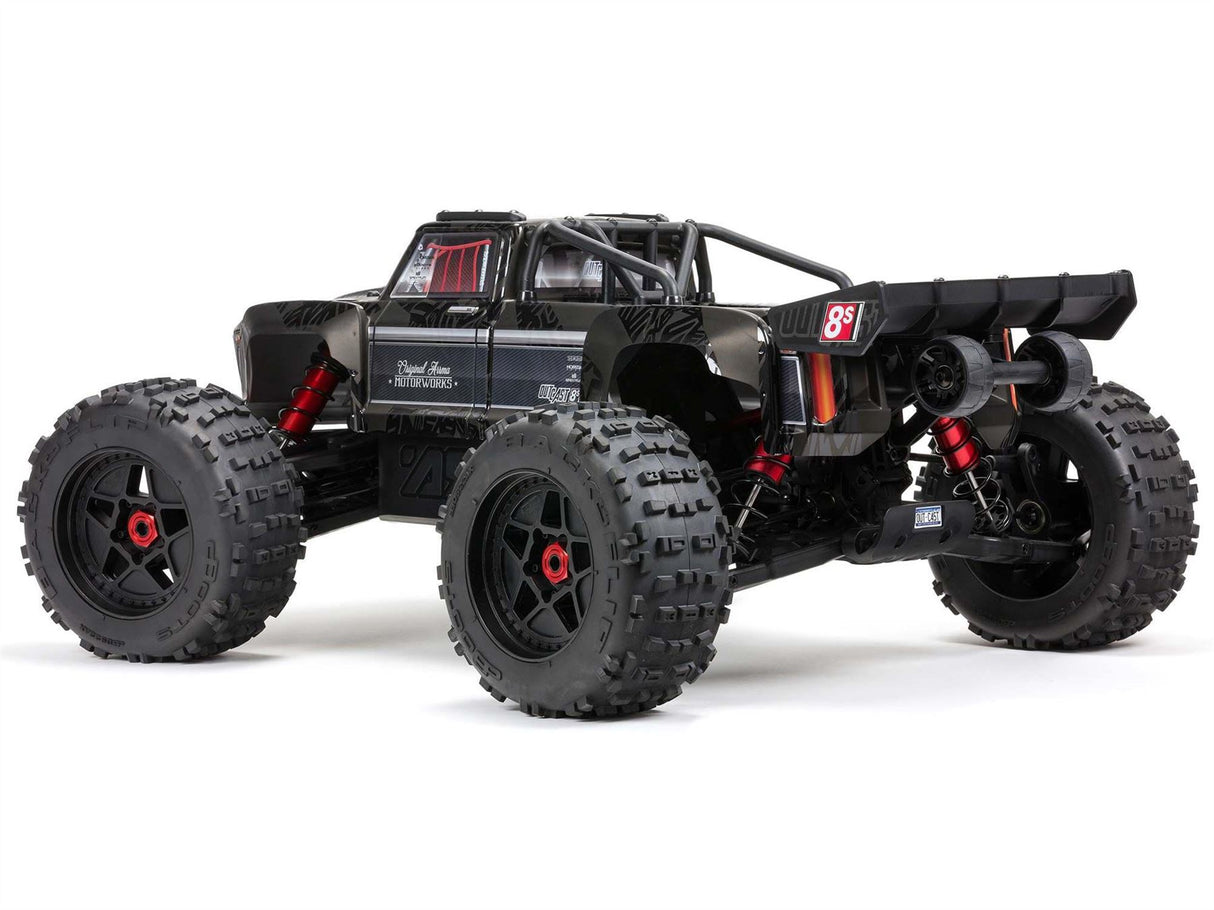 Arrma Outcast 4X4 1/5 EXtreme Bash Roller Stunt Truck, Black