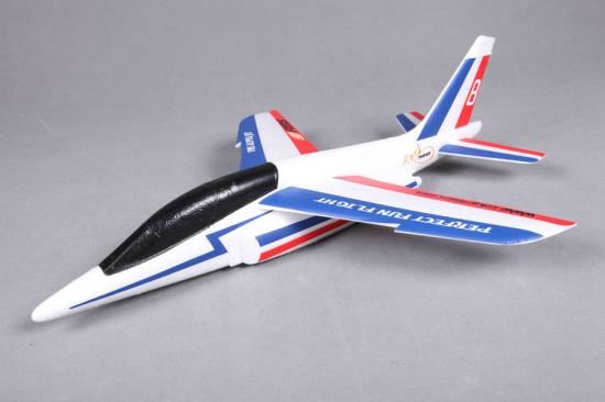 FMS 600MM FREE FLIGHT ALPHA GLIDER KIT (BLUE AND RED)