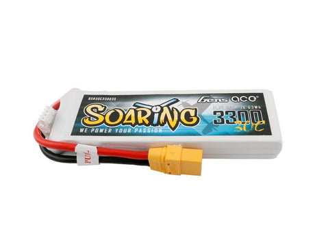 Gens Ace Li-Po 3S 11.1V 3300Mah 30C Soaring With Xt90