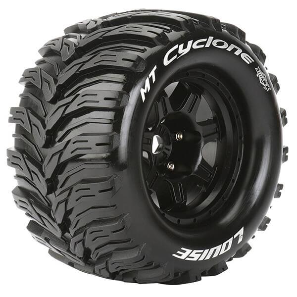 LOUISE RC MT-CYCLONE 1/8 SPORT 0  OFFSET HEX 17MM BLACK E-