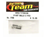 Team Associated Ntc3 Titanium Pivot Balls (2)