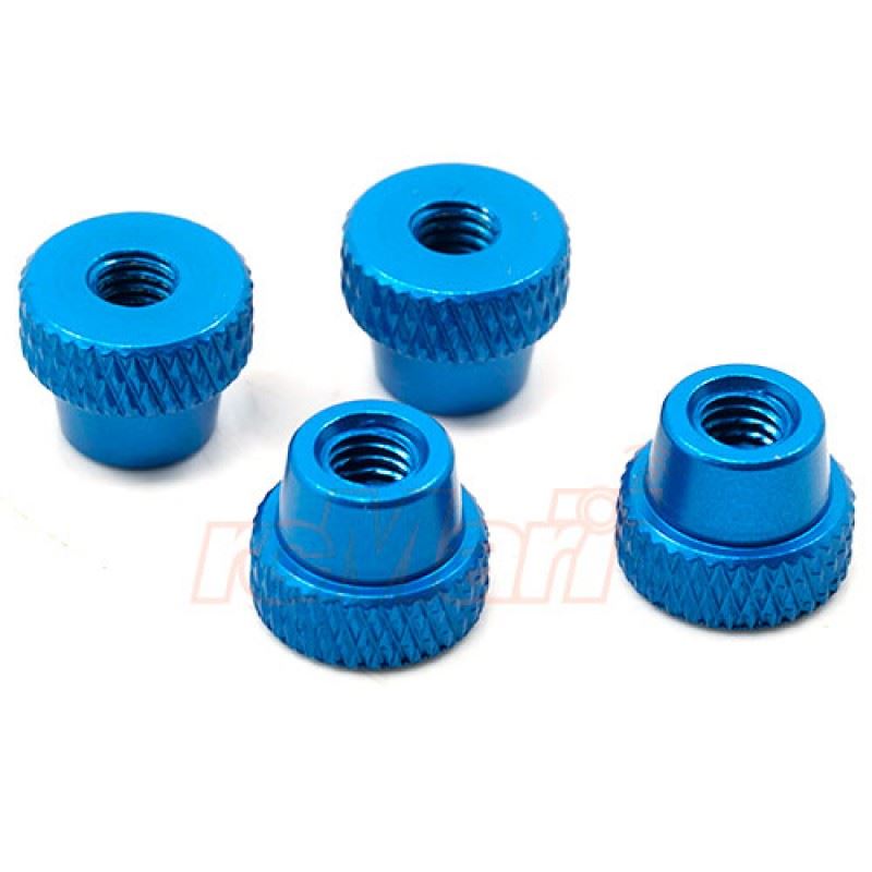 Yeah Racing Car Setup System Lock Nut for YT-0140 Blue