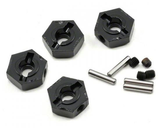 Axial Aluminum Hub Narrow 12mm Black (4)