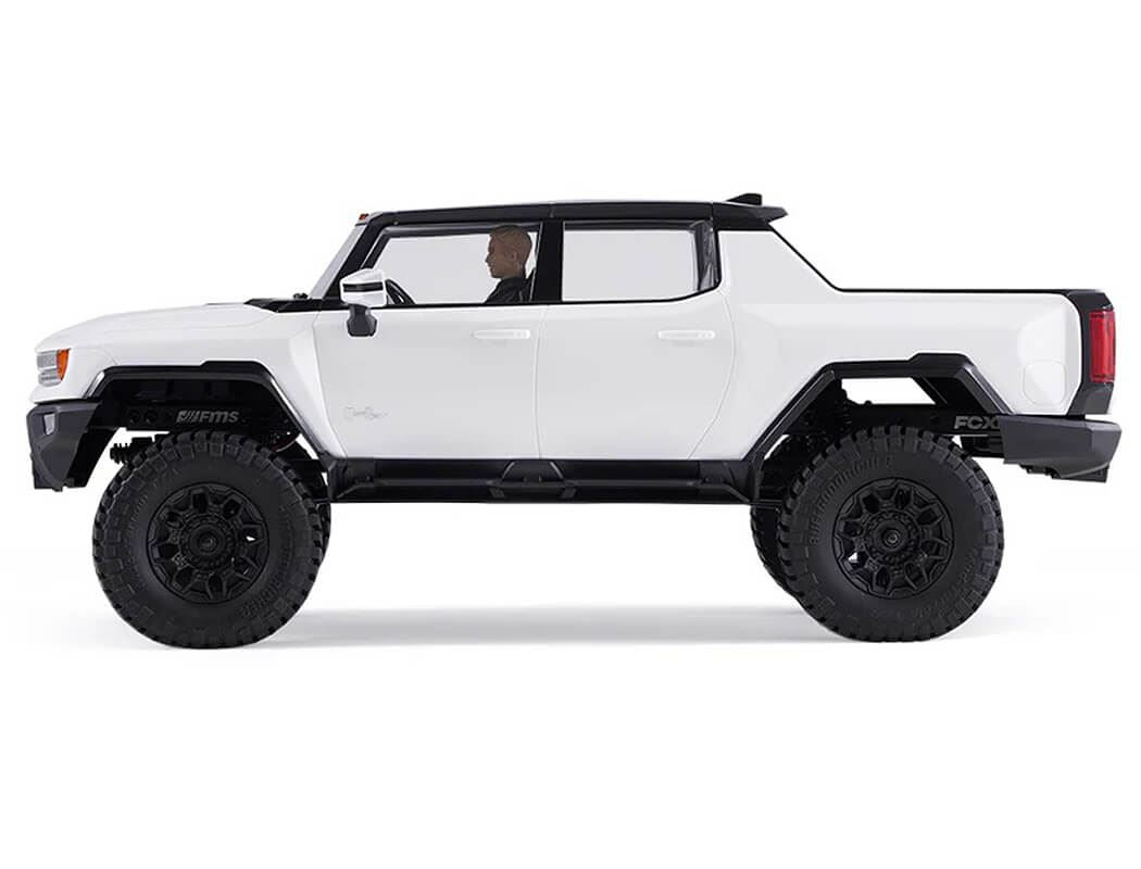 Fms Fcx18 1/18 Hummer Ev Rtr White