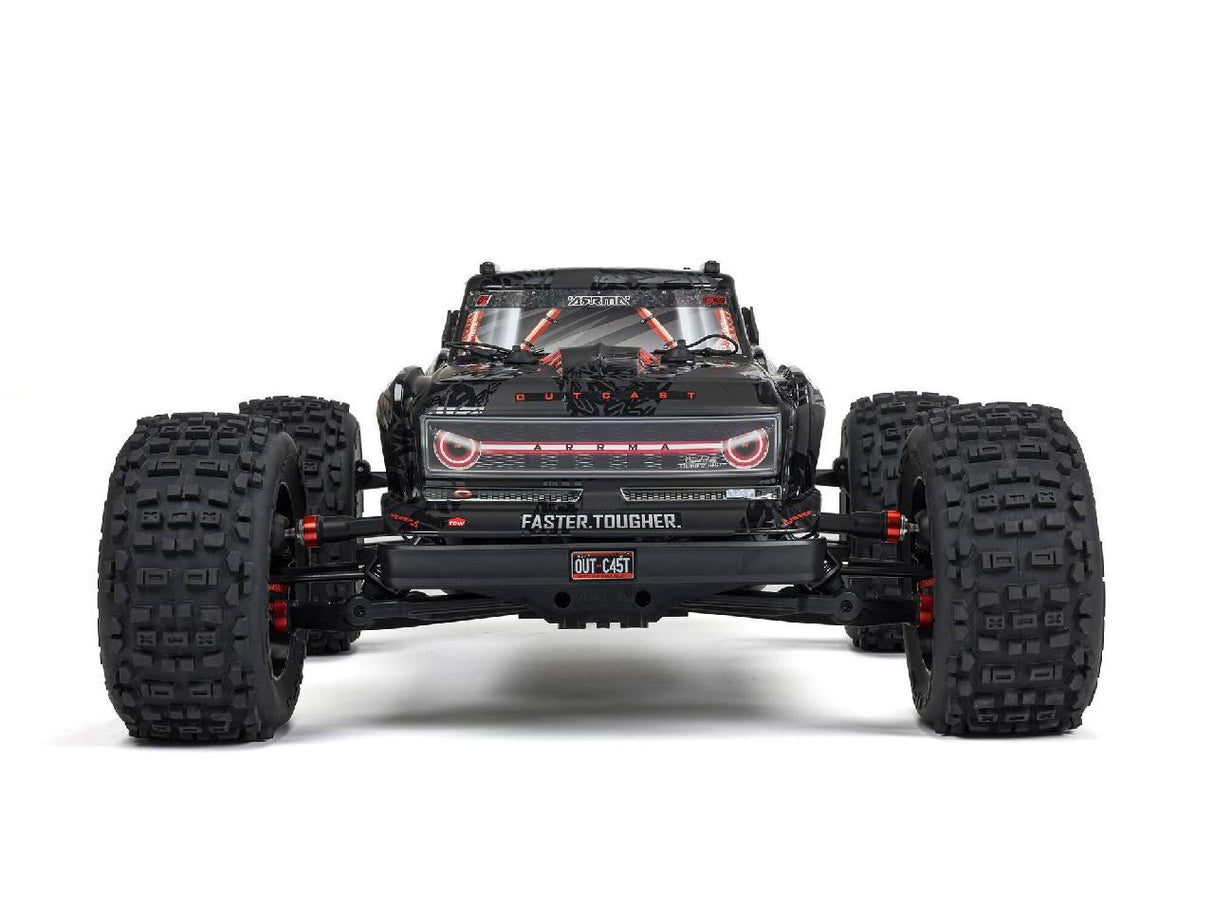 Arrma 1/5 OUTCAST 4X4 8S BLX EXB Brushless Stunt Truck RTR, Black