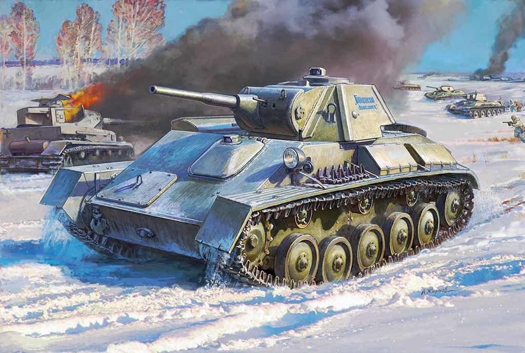 Zvesda Soviet tank T-70