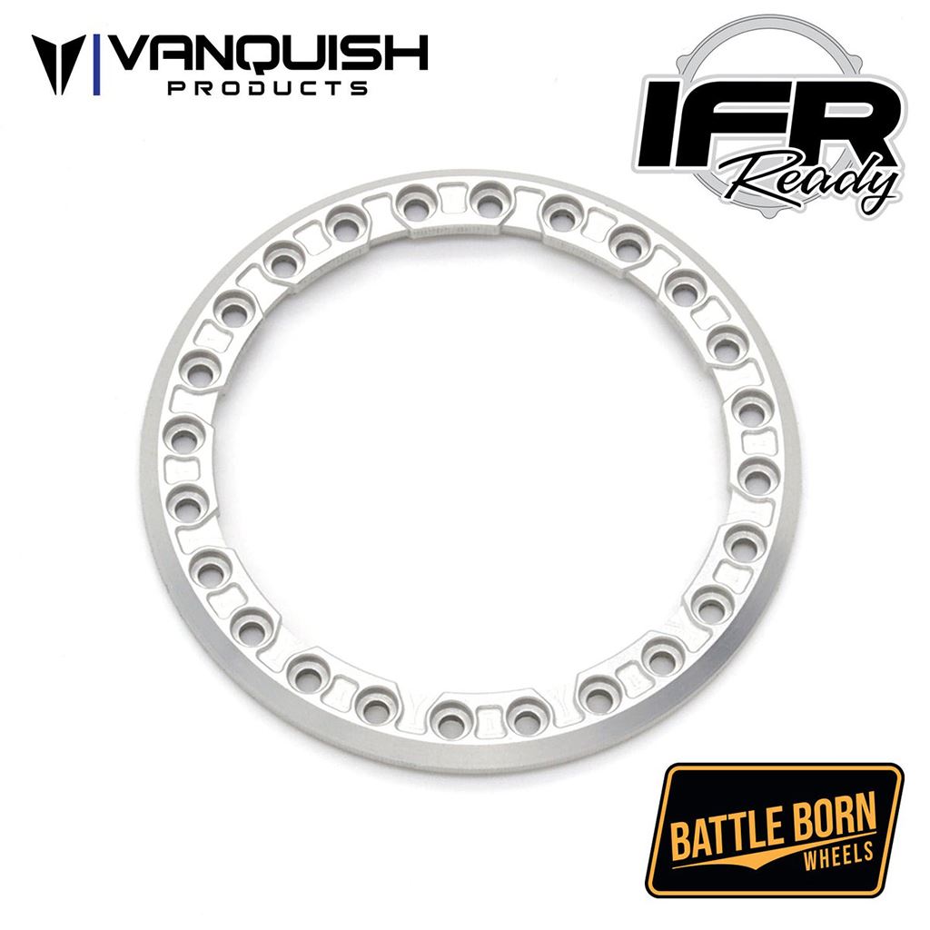 Vanquish Battle Born Wheels 1.9 Beadlock Clear 1Pc