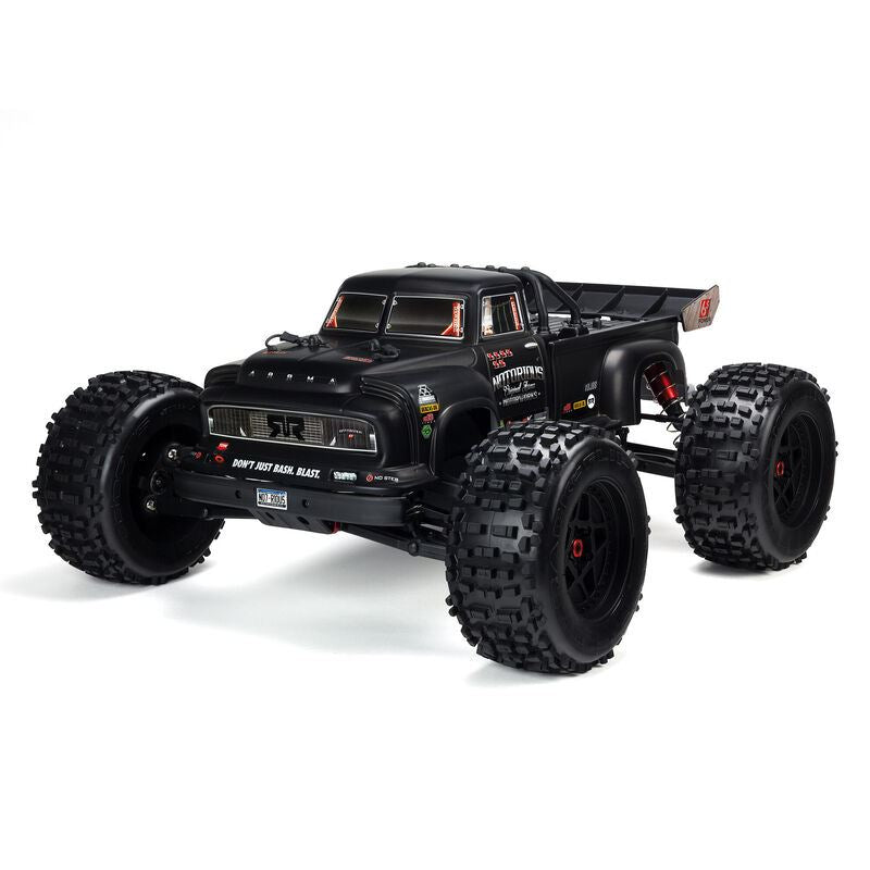 Arrma Notorious V5 6S 4Wd Blx Rtr Black Stunt Truck With Spektrum Firma - Ara8611V5T1