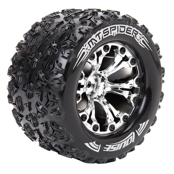 LOUISE RC MT-SPIDER 1/10 SOFT HEX 14MM/BLACK CHROME ARRMA G