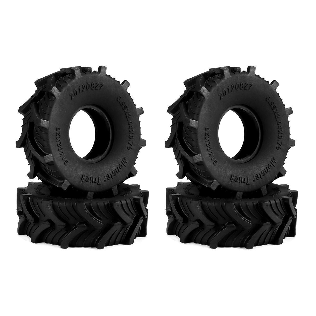 RC Overhaul Mud Terrain Tyres Set SCX/TRX-4M