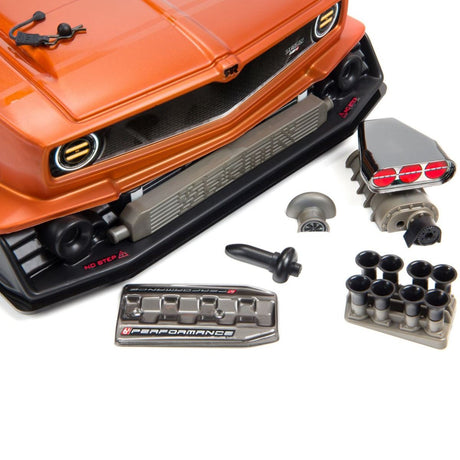 Arrma Felony 1/7 6S BLX Resto-mod Muscle Car Orange - ARA7617V2T2