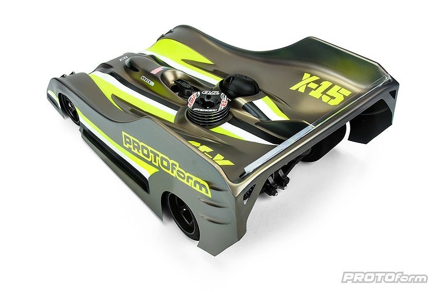 Protoform X15 Body For 1/8Th On Road - Pro-Lite Weight