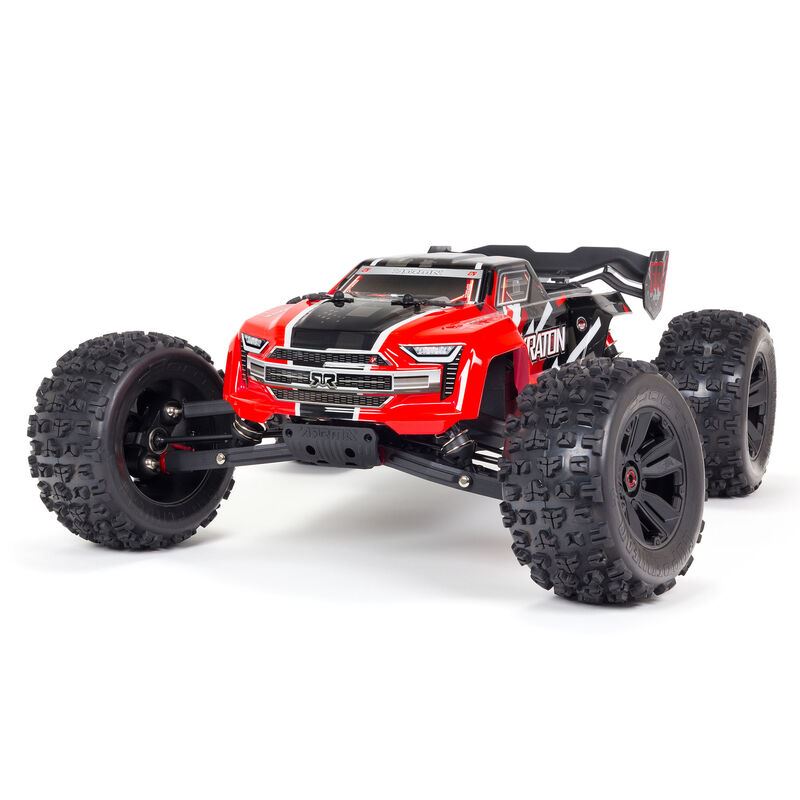 Arrma Kraton V5 6S 4Wd Blx 1/8 Red Monster Truck With Spektrum Firma - Ara8608V5T1