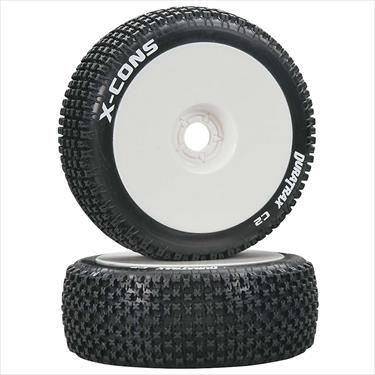 Duratrax X-Cons 1/8 Buggy Tire Mounted (2)