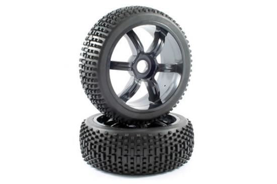 Ftx Narrow Block Tyre/6-Spoke Wheel Mounted Hpi Baja