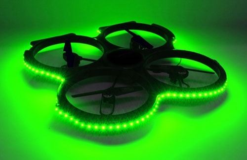 UDI U829A Drone - LED Lights Green