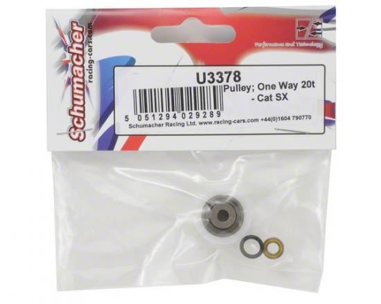 Schumacher Pulley; One Way 20t - Cat SX