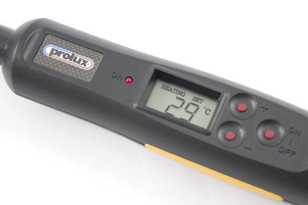 PROLUX DIGITAL LCD THERMAL SEALING IRON w/STAND (EU 2-PIN PLUG)