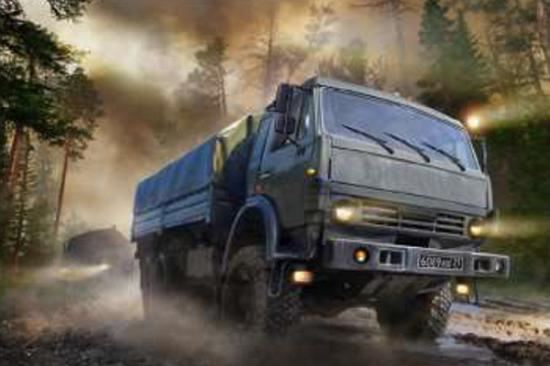 Zvesda Kamaz Truck 3 Axle