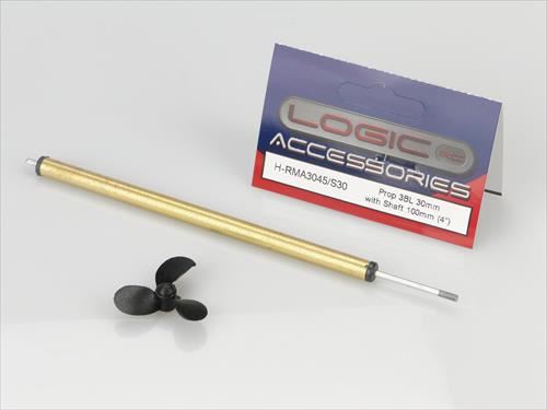 Ractive Prop 3Bl 30mm / Shaft 100mm (4")