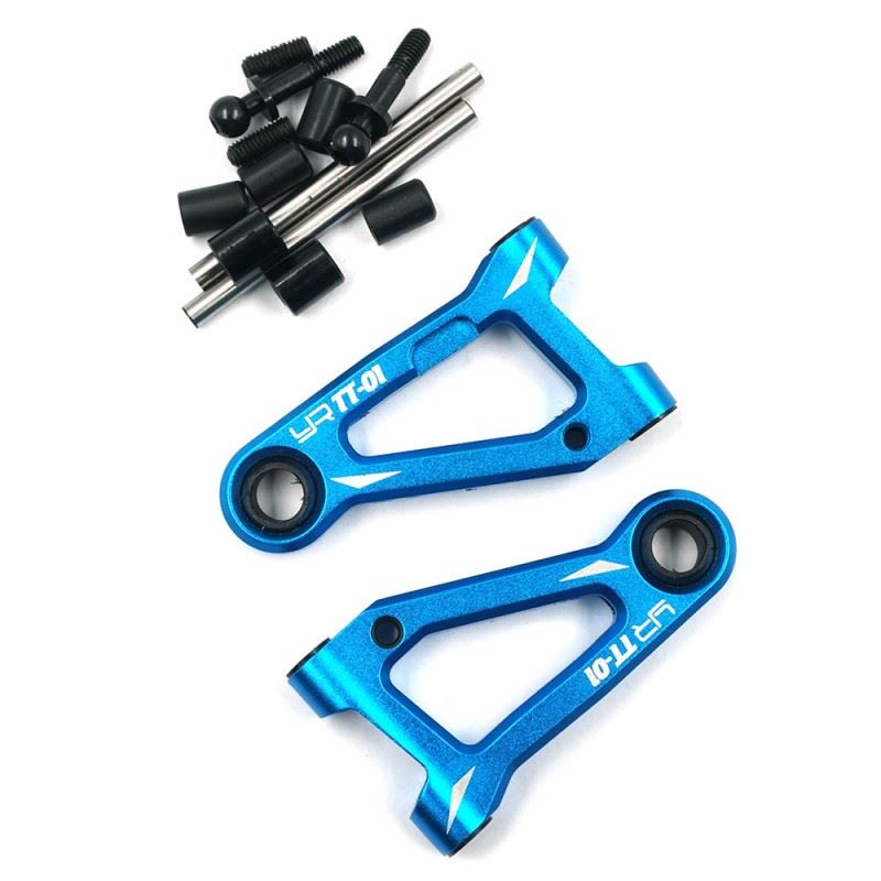 Yeah Racing Aluminum Front Lower Arm Set For Tamiya Tt-01/ Tt-01E Blue