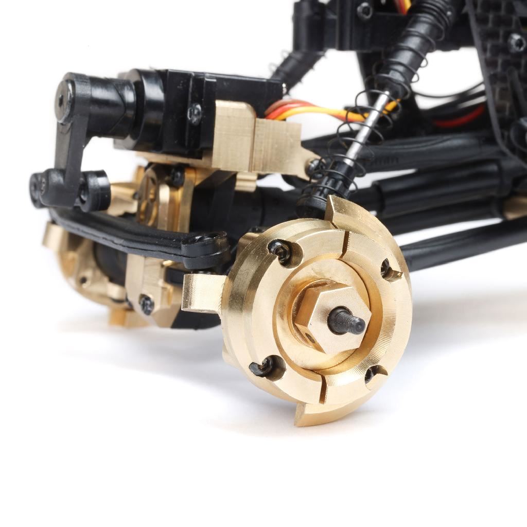 Axial Hex Hub, Brass (2): Scx24, Ax24