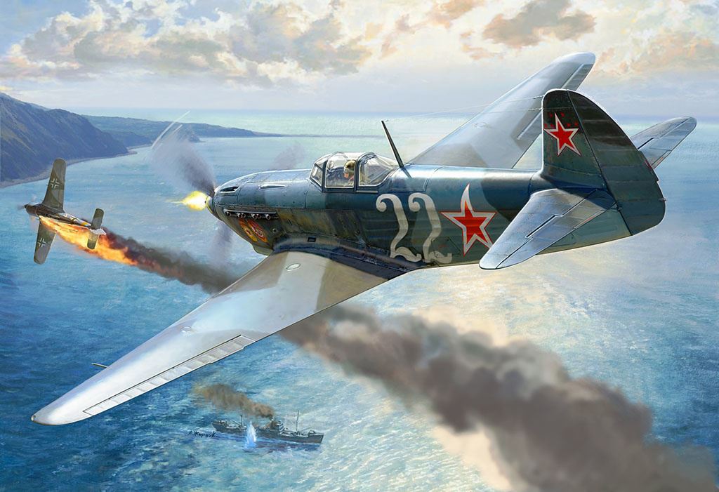 Zvesda YAK-9 Soviet fighter