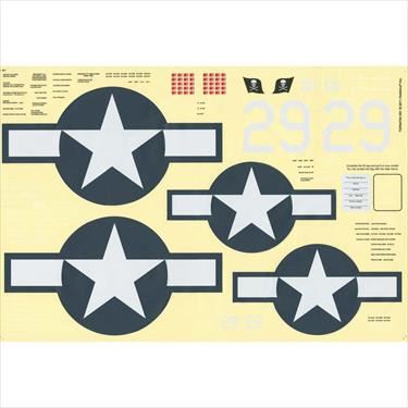 Topflite Decals Giant Corsair Arf