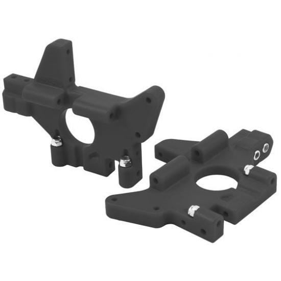 RPM T/E-MAXX REAR BULKHEADS BLACK