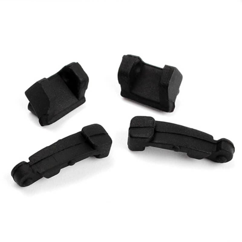 Rc4Wd Rubber Hood Latch For 1/10Th Black Rock