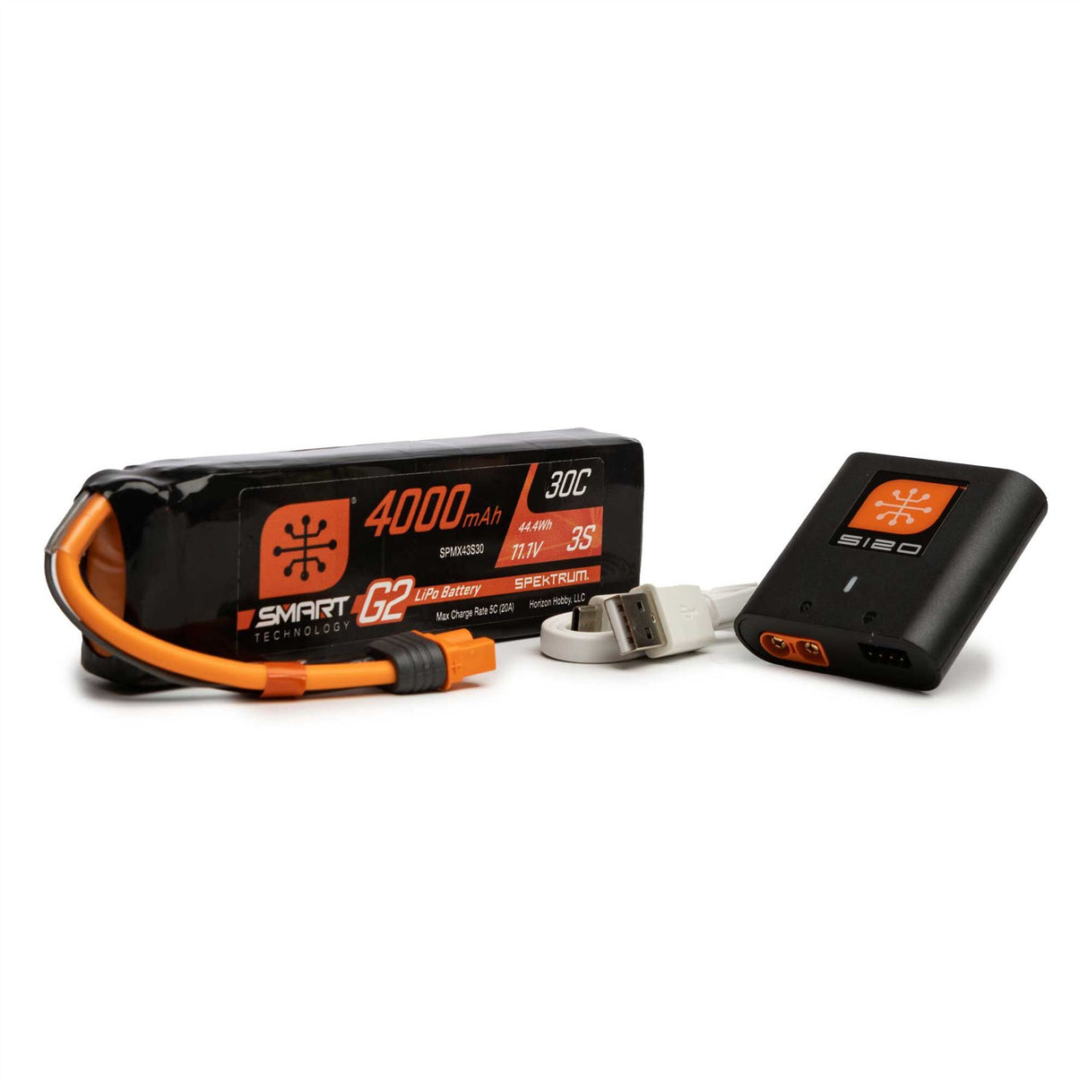 Spektrum Smart G2 Powerstage Air Bundle: 3S 4000mAh LiPo Battery / S1