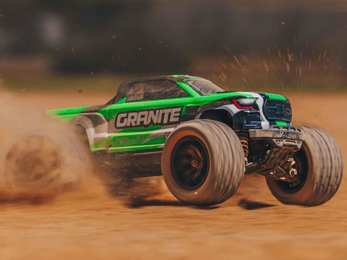 Arrma Granite GROM 4wd MT 1/18 RTR Mega w/Lipo Batt/USB Chg Green