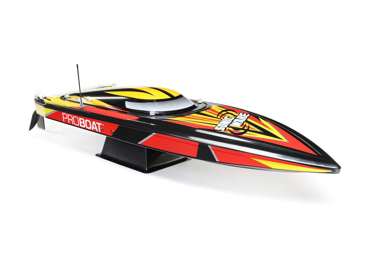 ProBoat Sonicwake 36in Self-Righting Brushless Deep-V RTR, Black