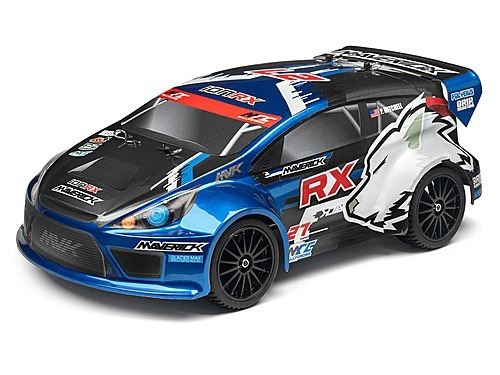 Maverick Clear Rally Body With Decals (Ion Rx)