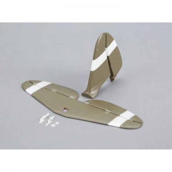 E-Flite Tail Set with Accessories: UMX P-47 BL