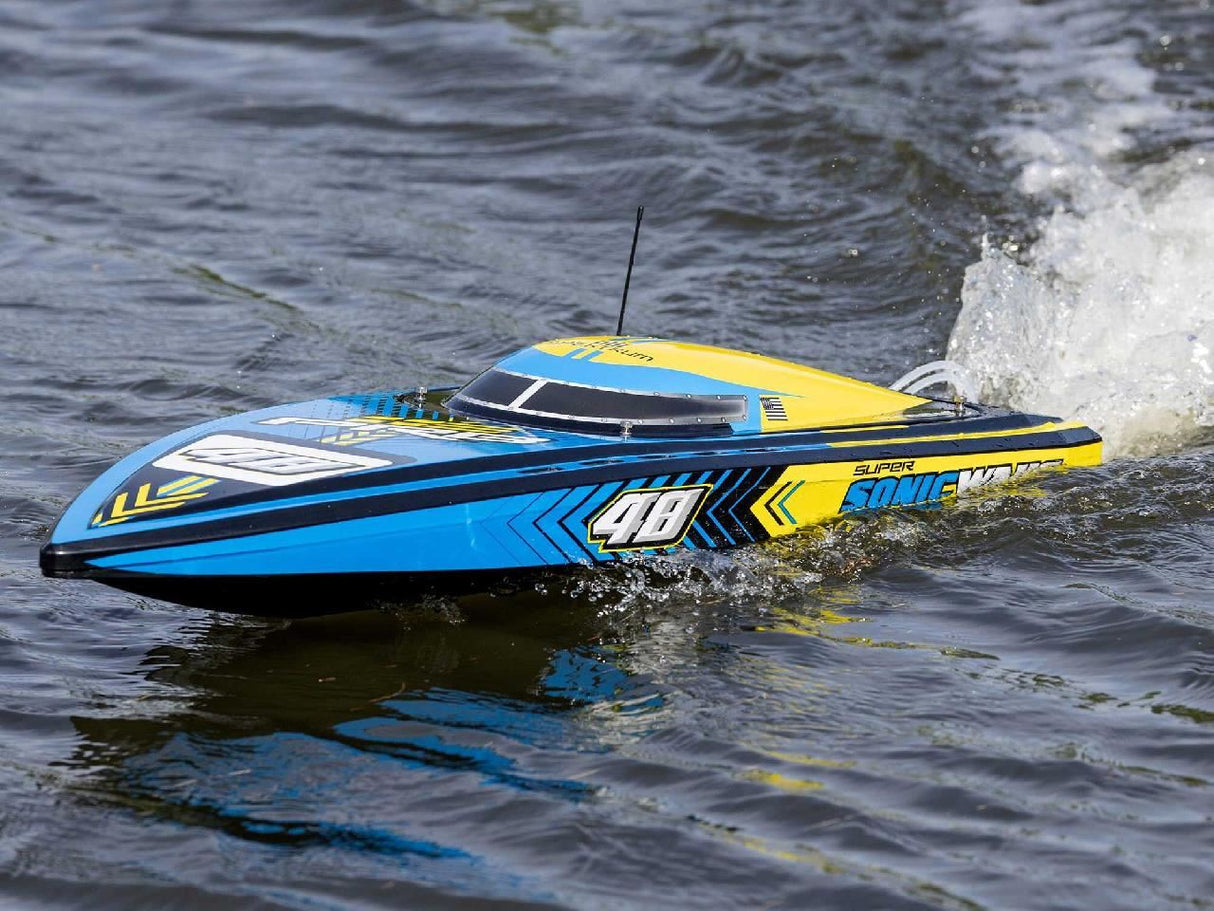 Proboat Super Sonicwake 48In 8S Self-Righting Brushless Deep-V Rtr