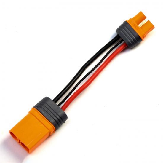 Spektrum IC5 Device to IC3 Battery 4" / 100mm: 10 AWG (SPMXCA507)