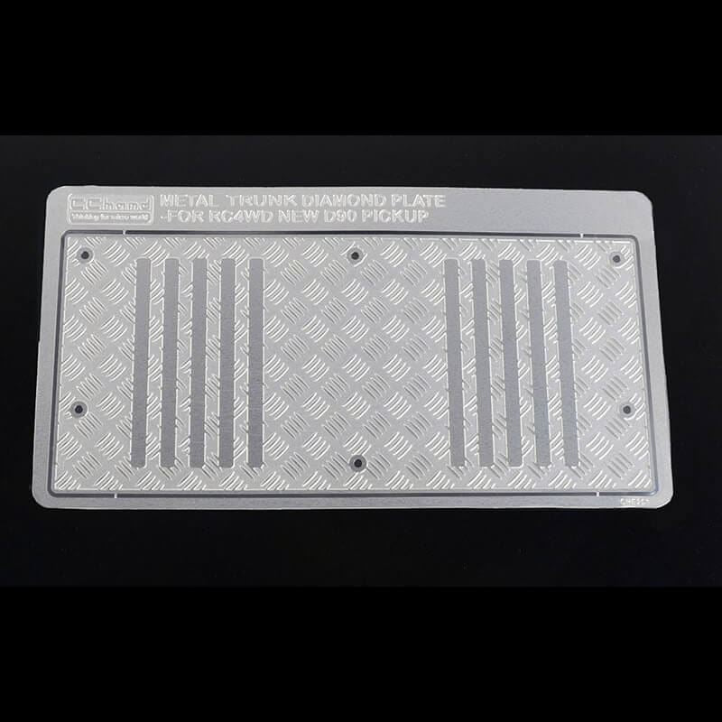 Rc4Wd Steel Diamond Tailgate Plate For Rc4Wd Gelande Ii 2015 Land Rover Defender D90 (Pick-Up)