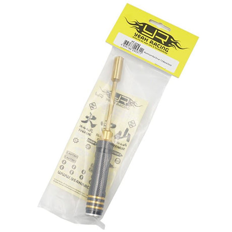 Yeah Racing Aluminum 7mm Lock Nut Driver Black Gold