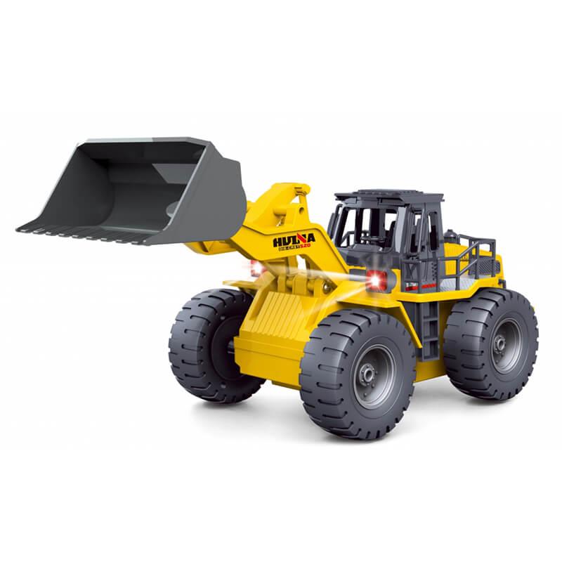 HUINA 1/18TH 2.4G 9CH WHEELED LOADER TRUCK w/DIE CAST