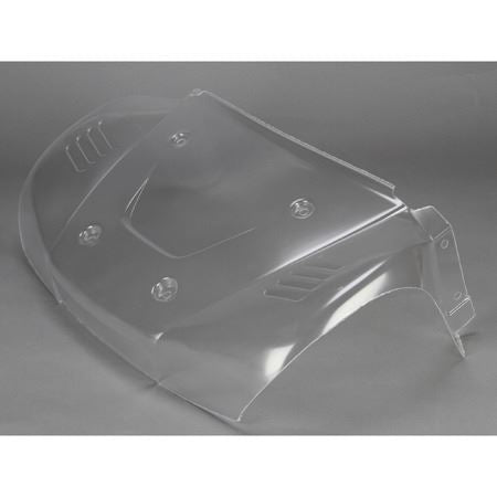 Losi Hood/Front Fenders Body Section, Clear: 5T (LosiB8101)