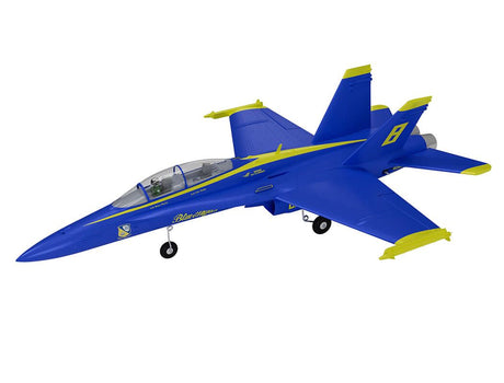 Xfly Twin 40mm F-18 Edf 705mm Jet Without Tx/Rx/Batt - Blue