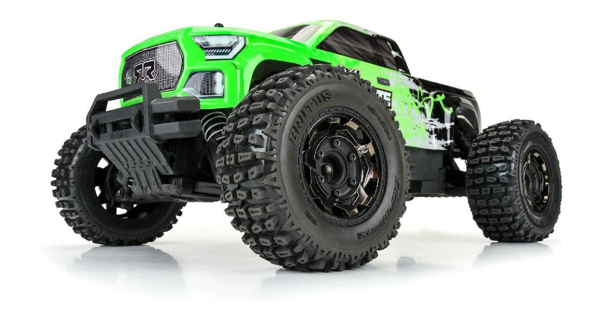 Duratrax 1/10 Brutus F/R 2.8In Monster Truck Tires Mtd 12Mm Black Ripp