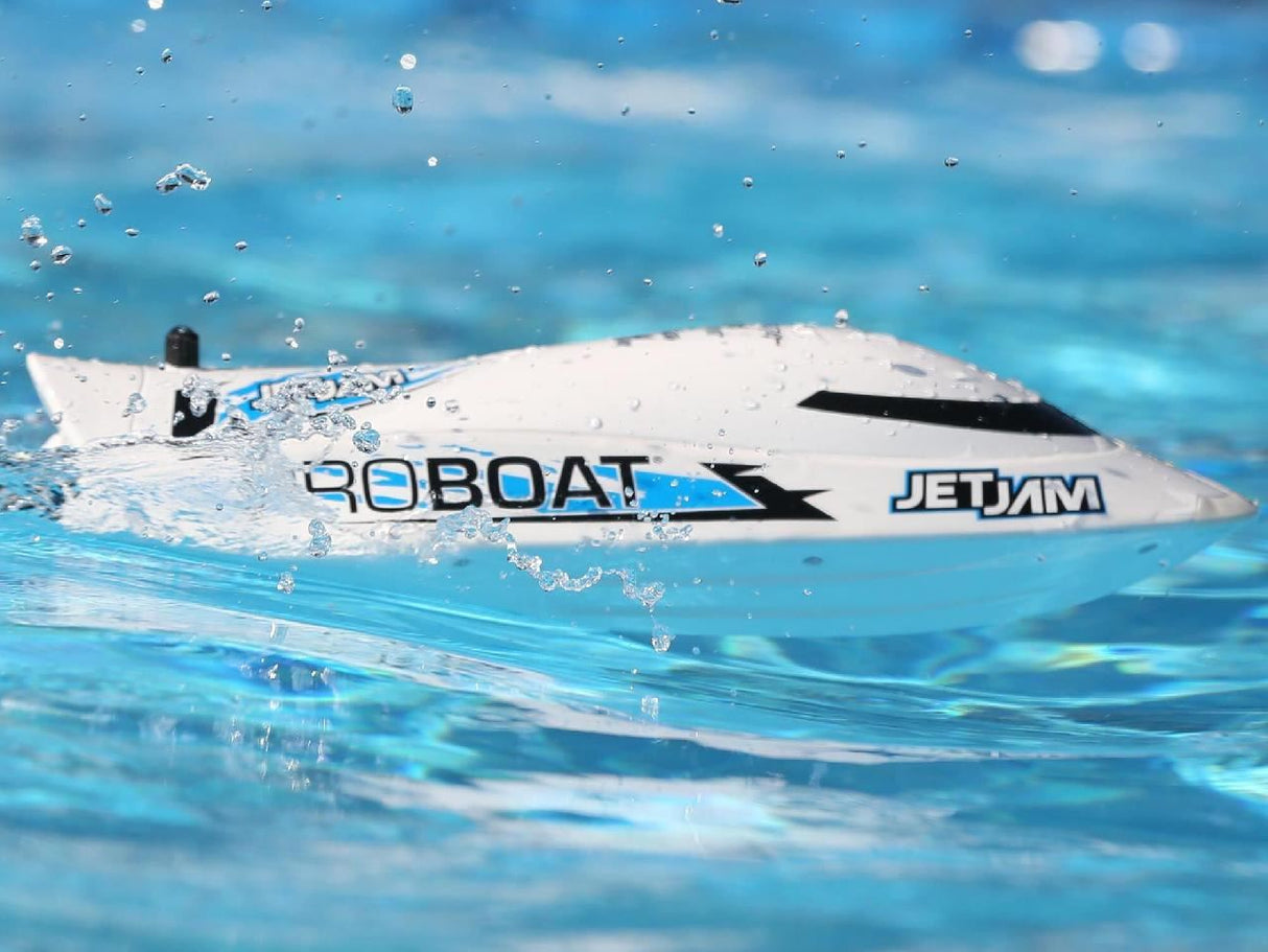 ProBoat Jet Jam V2 12in Self-Righting Pool Racer Brushed RTR, White